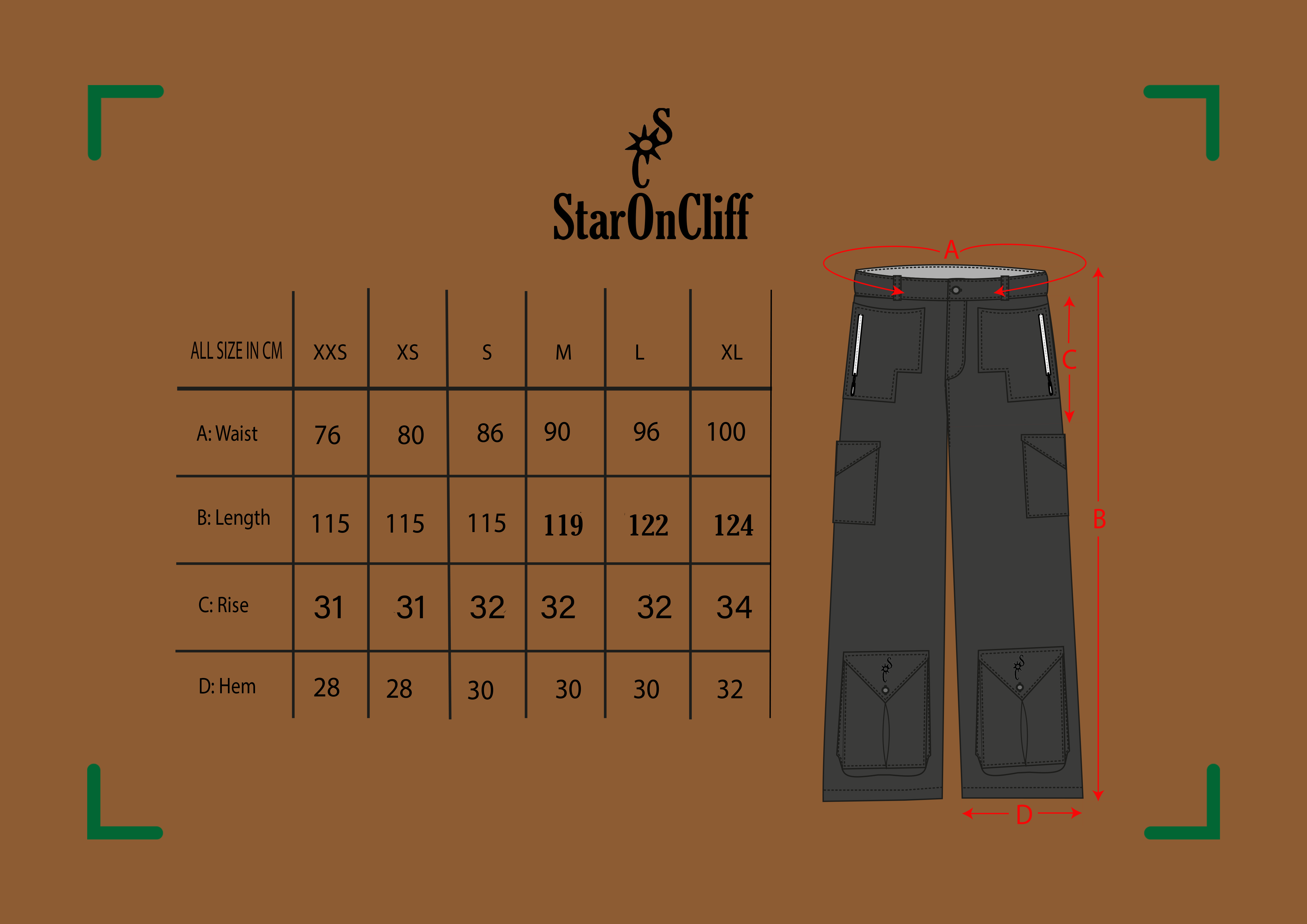 SOC unisex Cargo Pant