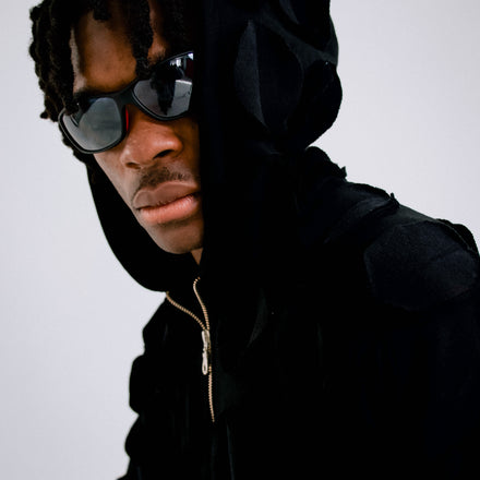 Cowrie Shells Motif Double Zip Hoodie (unisex)